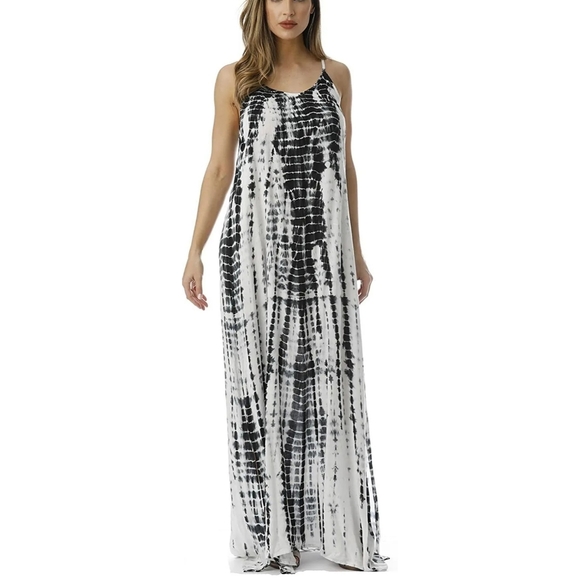 RAVIYA Tie-Dye Sleeveless Maxi Swim Cover-Up 6-8 - Picture 13 of 13